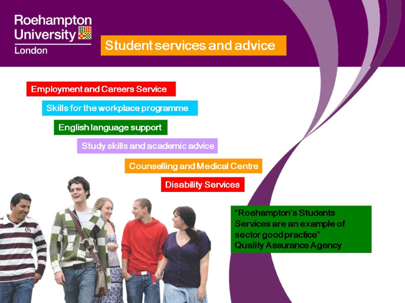 Student services and advice Employment and Careers Service Skills for the workplace programme English